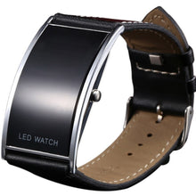 Load image into Gallery viewer, Fashion Black Leather Digital Watch