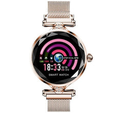 Load image into Gallery viewer, Steel Strap Smart Watch Women Waterproof Smartwatch Ladies Bluetooth Wristwatch Heart Rate Fitness Clock for Android IOS Phone