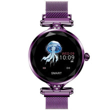 Load image into Gallery viewer, Steel Strap Smart Watch Women Waterproof Smartwatch Ladies Bluetooth Wristwatch Heart Rate Fitness Clock for Android IOS Phone